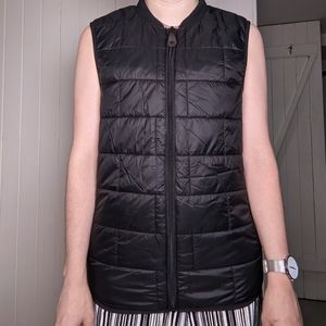 Water Resistant Goodfellow Black Zip Puffer Vest